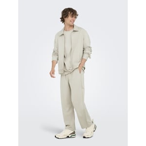 Only & Sons onsjakes 0339 reg zip stretch overs 22034236 silver lining
