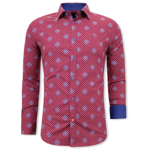 Tony Backer Met print slim fit