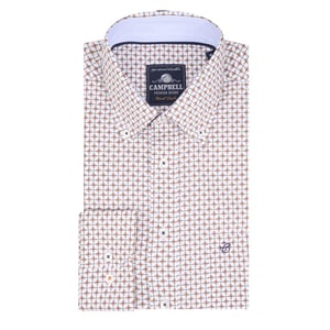 Campbell Casual overhemd met lange mouwen