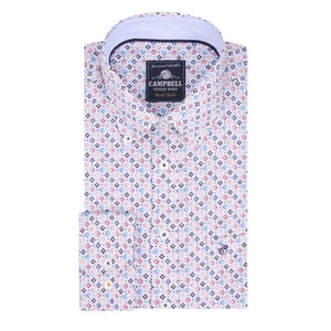 Campbell Casual overhemd met lange mouwen