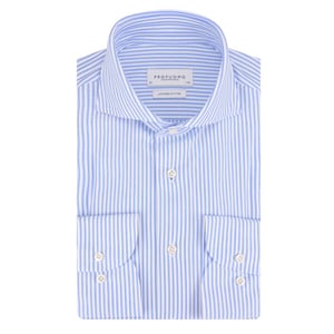 Profuomo Japanese knitted overhemd met lange mouwen