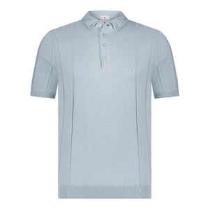 Blue Industry Polo met korte mouwen