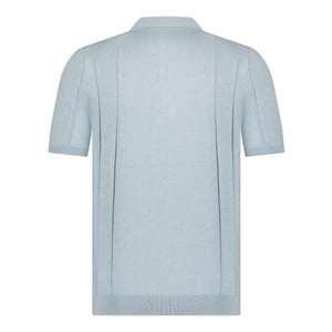 Blue Industry Polo met korte mouwen
