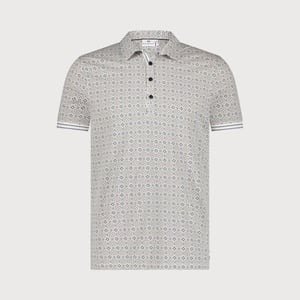 Blue Industry De microprint polo |