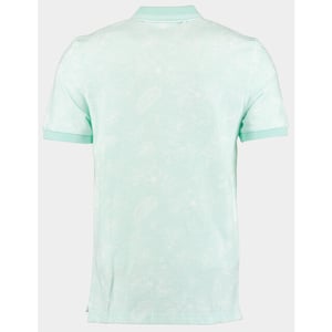 Bos Bright Blue Polo korte mouw ken polo oxford aop 24108ke09bo/313 mint