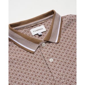 Campbell Stanson aop polo met korte mouwen