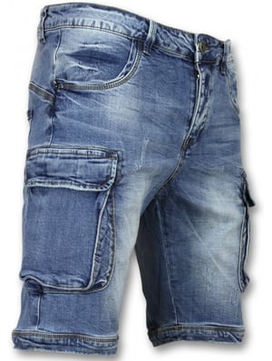 Enos Korte spijkerbroek shorts spijker