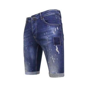 Local Fanatic Korte broek slim fit met gaten 1026