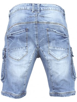 Local Fanatic Korte spijkerbroek spijkershort met zakken