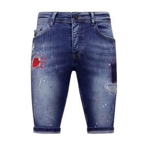 Local Fanatic Korte spijkerbroek stretch 1041