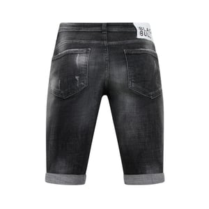 Local Fanatic Stonewashed ripped short slim fit