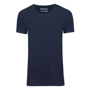 Garage Basis t-shirt diepe ronde hals bodyfit