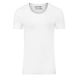Garage Basis t-shirt diepe ronde hals bodyfit