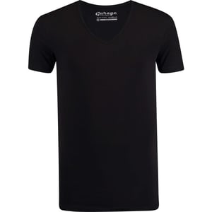 Garage Basis t-shirt diepe v-hals bodyfit