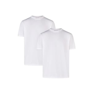 Phil & Co Heren ondershirt katoen t-shirt ronde hals 2-pack