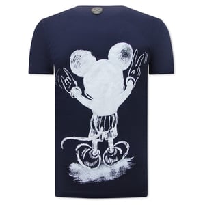 Local Fanatic Cartoon t-shirt navy