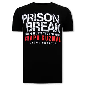 Local Fanatic Chapo guzman prison break t-shirt
