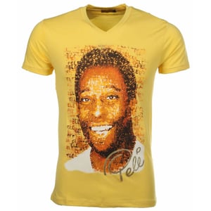 Local Fanatic T-shirt pele geel