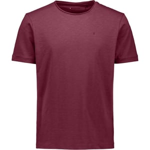 No Excess T-shirt crewneck slub dark wine