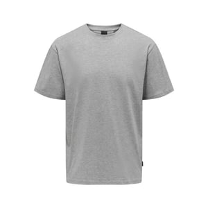 Only & Sons onsfred life rlx ss tee noos 22022532 light grey melange