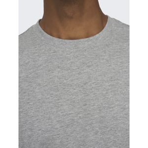 Only & Sons onsfred life rlx ss tee noos 22022532 light grey melange