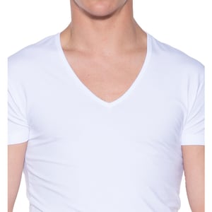 Slater Stretch t-shirt diepe v-hals 2-pack