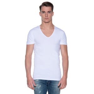 Slater Stretch t-shirt diepe v-hals 2-pack