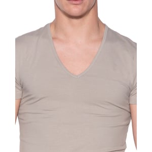 Slater Stretch t-shirt diepe v-hals 2-pack