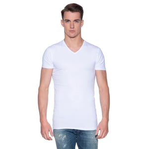 Slater Stretch t-shirt v-hals 2-pack