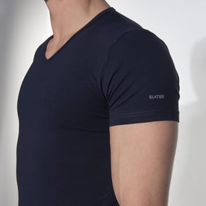 Slater Stretch t-shirt v-hals 2-pack