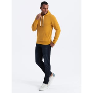 Ombre heren hoodie mosterd b979