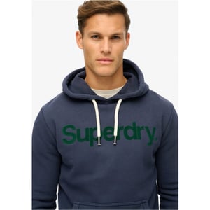 Superdry Core logo hoodie navy