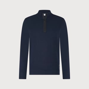 Blue Industry De half-zip pullover met ribkraag |