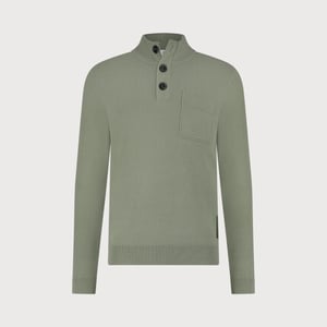 Blue Industry De pullover met knoop- en ritssluiting |