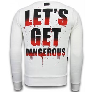 Local Fanatic Terror duck rhinestone sweater