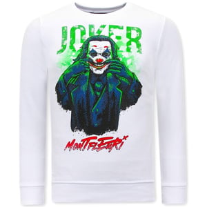 Tony Backer Sweater met print joker