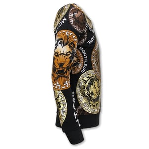 Tony Backer Sweater met print leeuw head