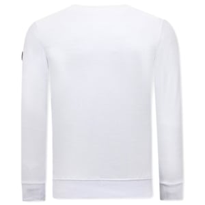 Tony Backer Sweater met print skull head