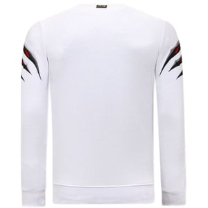 Tony Backer Sweater met print tiger head