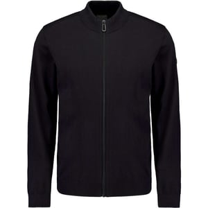 No Excess Cardigan 2 coloured melange black