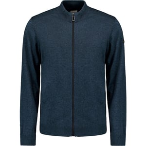 No Excess Cardigan 2 coloured melange navy