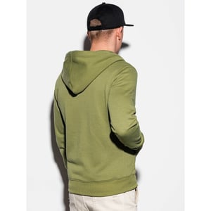 Ombre heren vest groen olive basic b977