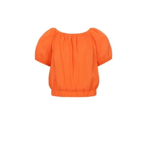 Looxs Revolution Cropped zomer top manderijn voor meisjes in de kleur
