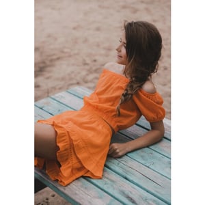 Looxs Revolution Skort mandarijn voor meisjes in de kleur