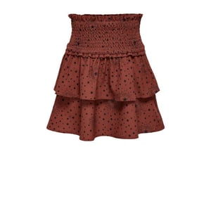 Only Konmolly layerd smock skirt cs ptm brique