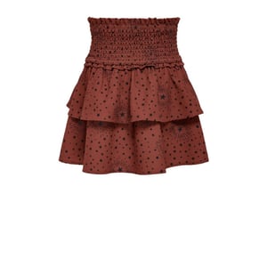 Only Konmolly layerd smock skirt cs ptm brique