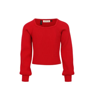 Looxs Revolution Gebreide top scarlet red voor meisjes in de kleur