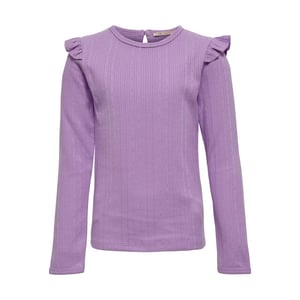Only Kogmimi ls frill tee wvn lila