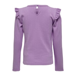 Only Kogmimi ls frill tee wvn lila