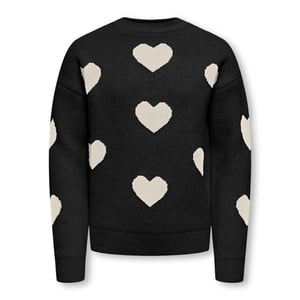 Only Kognaja ls flower pullover knt dessin